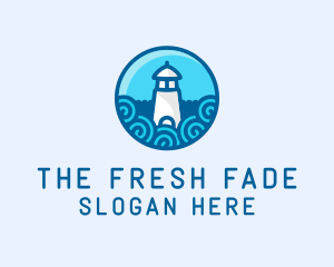 Coastal Marine Lighthouse logo design