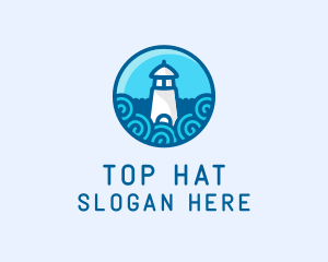 Coastal Marine Lighthouse logo design