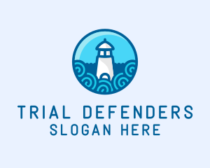 Coastal Marine Lighthouse logo design