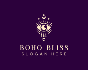 Boho Eye Astrology logo design