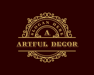 Luxury Decorative Hotel logo design