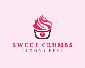 Sweet Heart Cupcake logo design