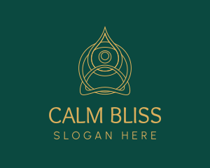 Spiritual Meditation Yoga  logo design