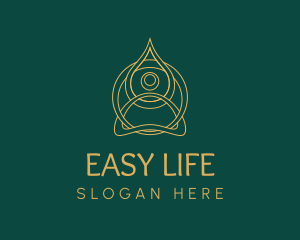 Spiritual Meditation Yoga  logo design