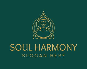 Spiritual Meditation Yoga  logo design