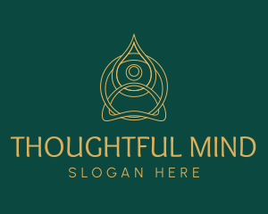 Spiritual Meditation Yoga  logo design