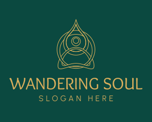 Spiritual Meditation Yoga  logo design