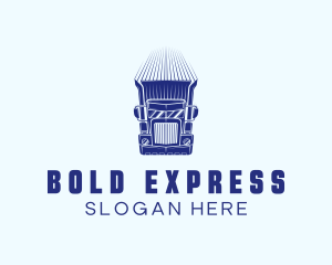 Express Cargo Truck logo design