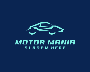 Futuristic Automobile Vehicle logo