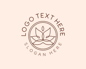 Meditation Lotus Flower logo