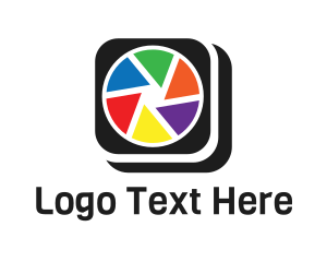 Filter - Colorful Camera App logo design