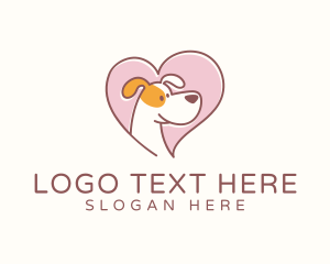 Heart Pet Dog logo