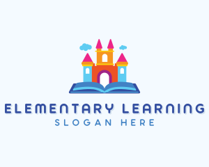 Castle Learning Kindergarten logo design