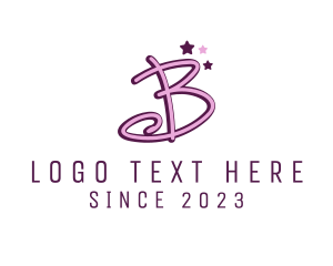 Star Letter B logo