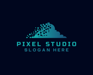 Pixel Cloud Technology logo design