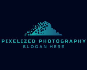 Pixel Cloud Technology logo design