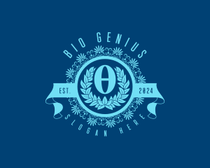 Premium Greek Theta logo design