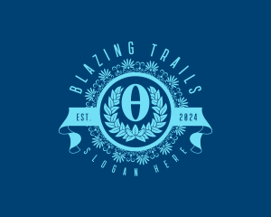 Premium Greek Theta logo design