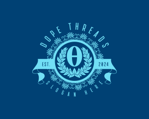 Premium Greek Theta logo design