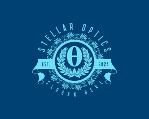 Premium Greek Theta logo design