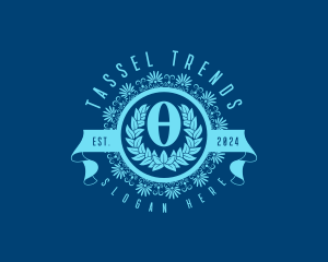 Premium Greek Theta logo design