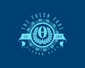 Premium Greek Theta logo design