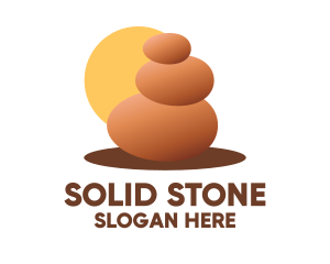 Stacked Stone View  logo design