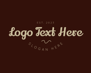 Quirky Cursive Wordmark logo