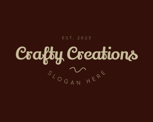 Quirky Cursive Wordmark logo design