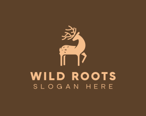 Wild Forest Deer logo design