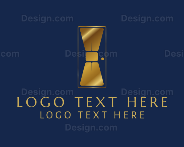 Elegant Bowtie Door Logo