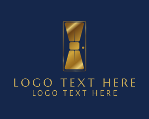 Elegant Bowtie Door logo