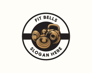 Gym Weights Fitness logo design