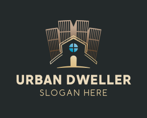 House Building Residence logo design