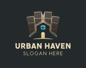 House Building Residence logo design