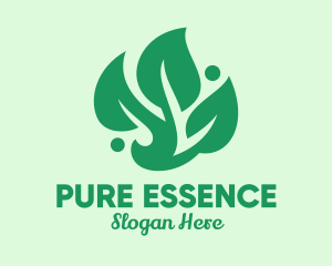 Spa Massage Herbal logo design