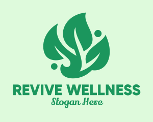 Spa Massage Herbal logo design