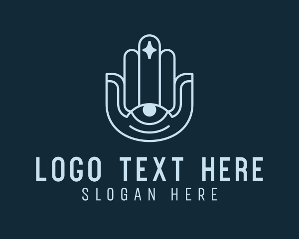 Hamsa Hand Faith logo