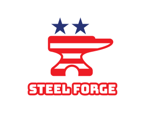 Iron Anvil Patriotic logo