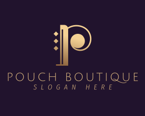 Luxury Art Deco Boutique logo design