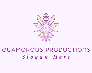 Glamorous Violet Peacock logo