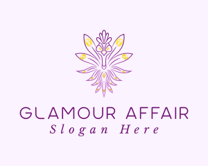 Glamorous Violet Peacock logo