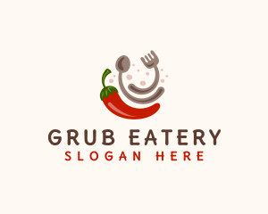 Spicy Chili Restaurant logo design