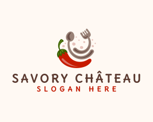 Spicy Chili Restaurant logo design