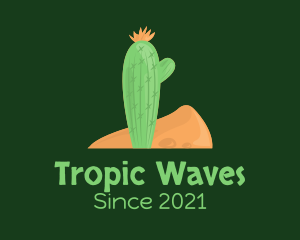 Desert Cactus Plant logo