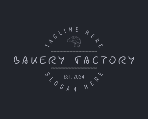 Bakery Croissant Business logo design