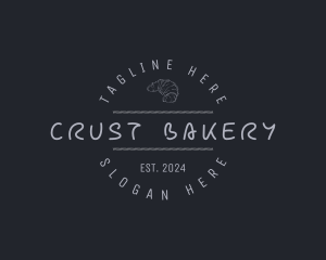 Bakery Croissant Business logo design