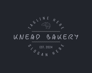 Bakery Croissant Business logo design