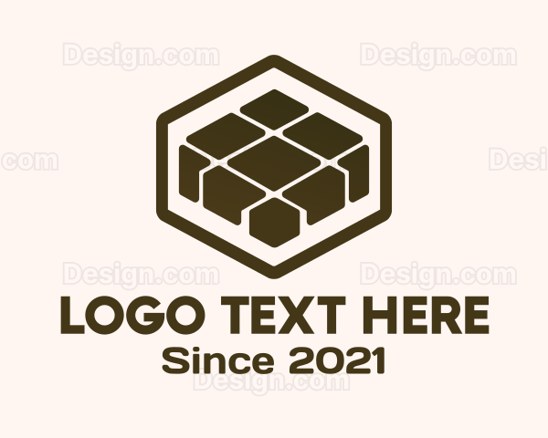 Geometric Floor Tile Logo