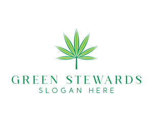 Marijuana Leaf logo design